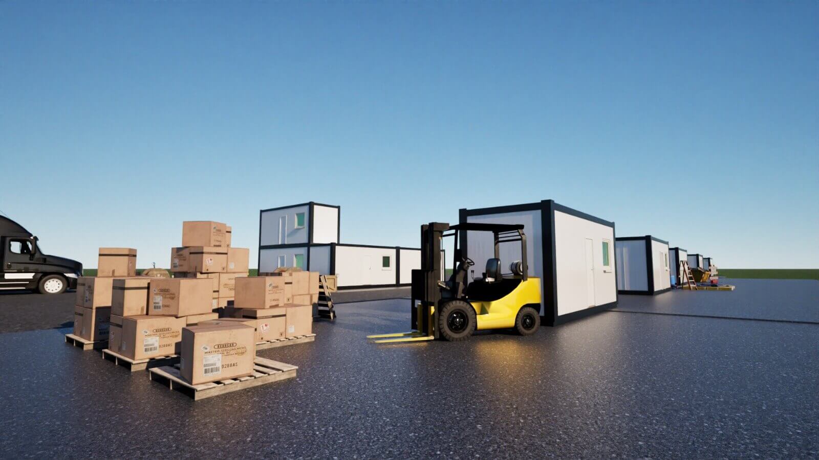 gradjevinski i montazni kontejneri na gradilistu